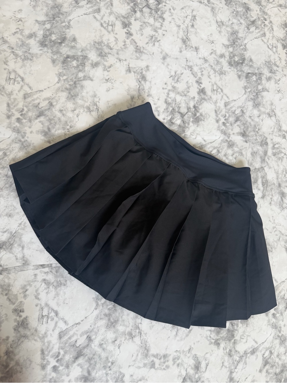 Black Pleated Tennis Skort – Size Small